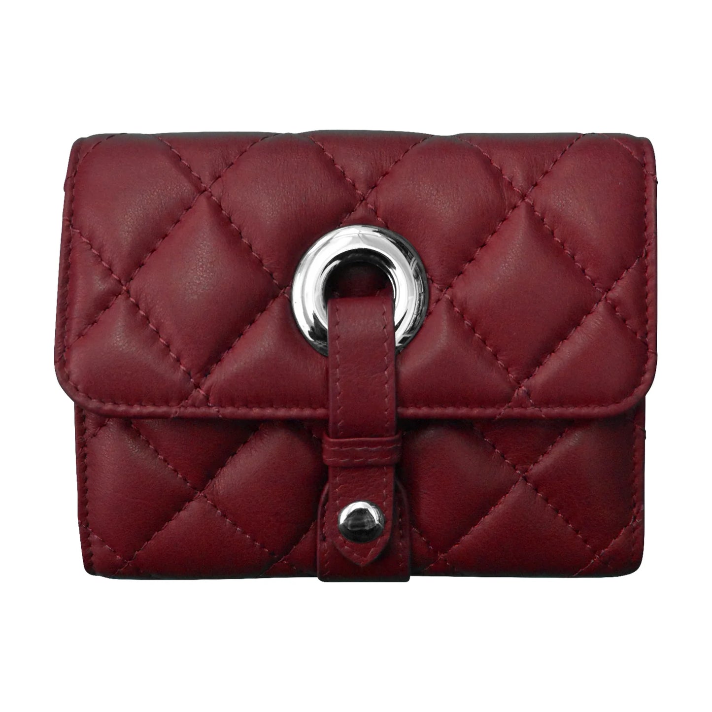 Quilted Leather Small Wallet