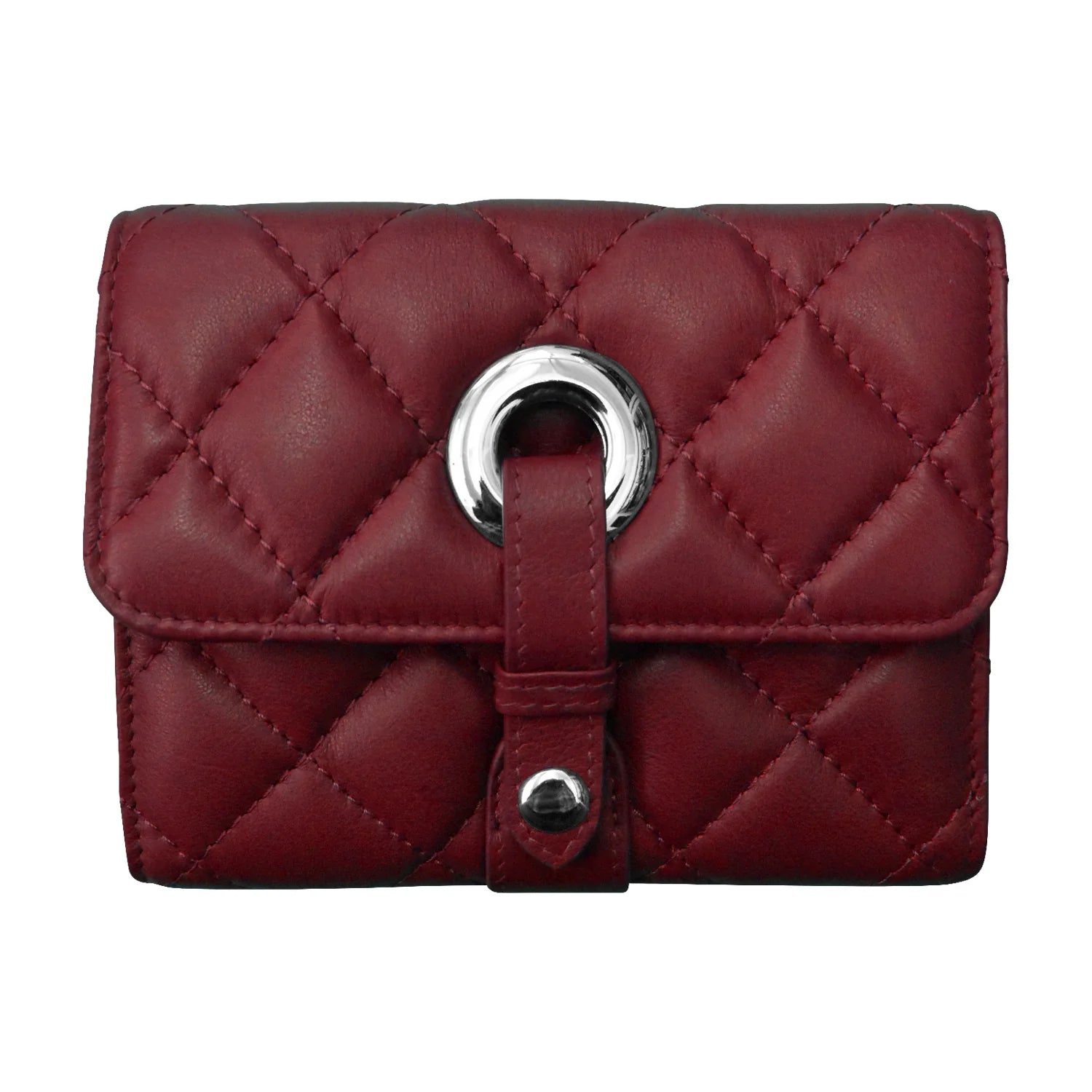 Quilted Leather Small Wallet