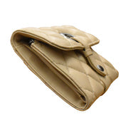 Quilted Leather Small Wallet