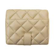 Quilted Leather Small Wallet