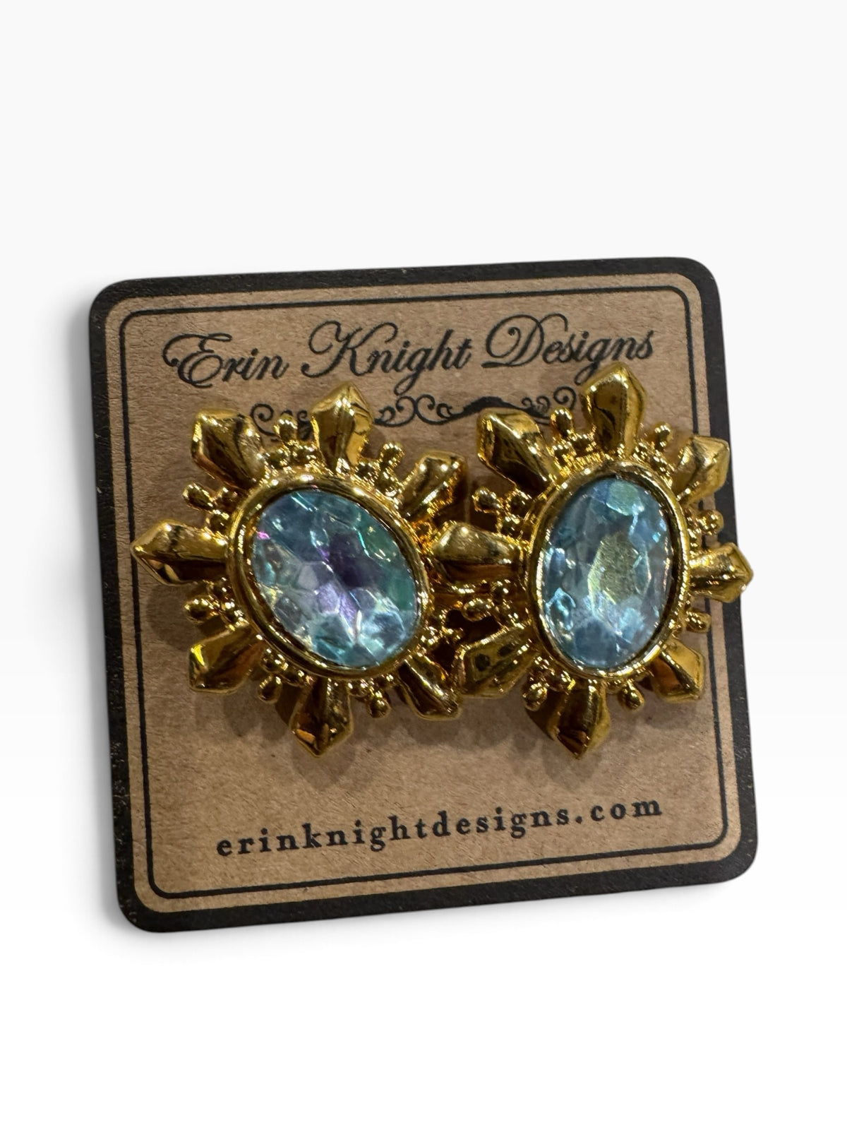 Hidden Gem Aquamarine Earring