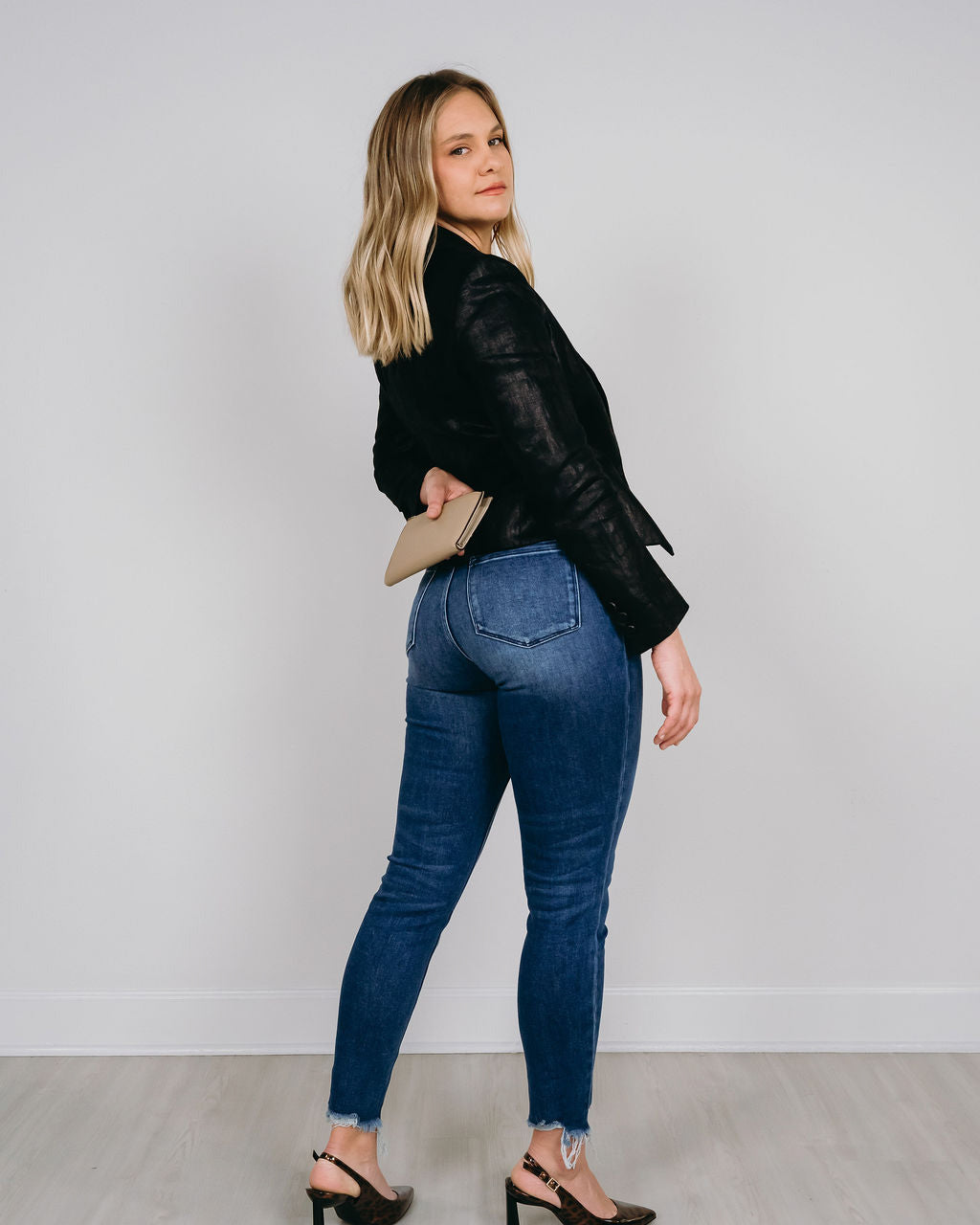 Avery Denim The Relaxed Skinny - Deep Indigo