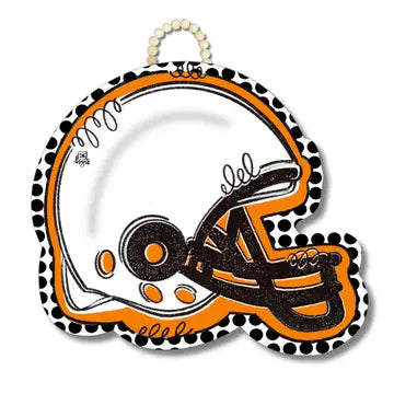 Burnt Orange Game Day Door Hangers