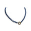 Beads Necklace  #4 Navy Size 18" length