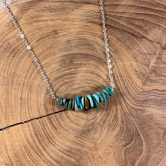 Stacked Stones Turquoise Necklace