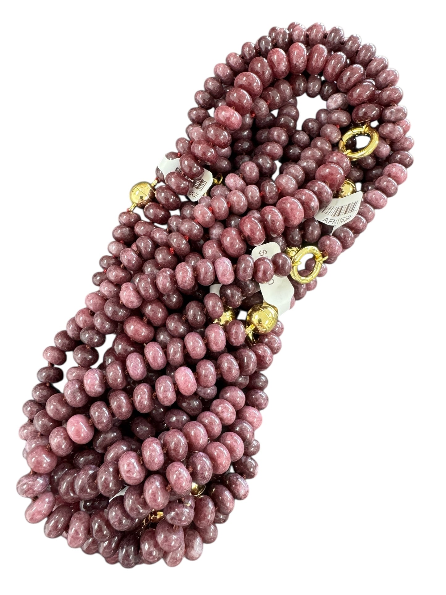 17" Plum Tourmaline Magnetic Necklace