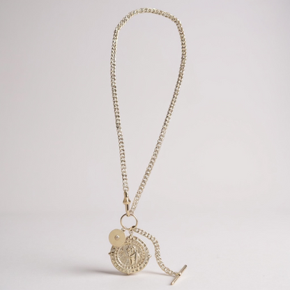 "Iris" Necklace in Gold & White Gold