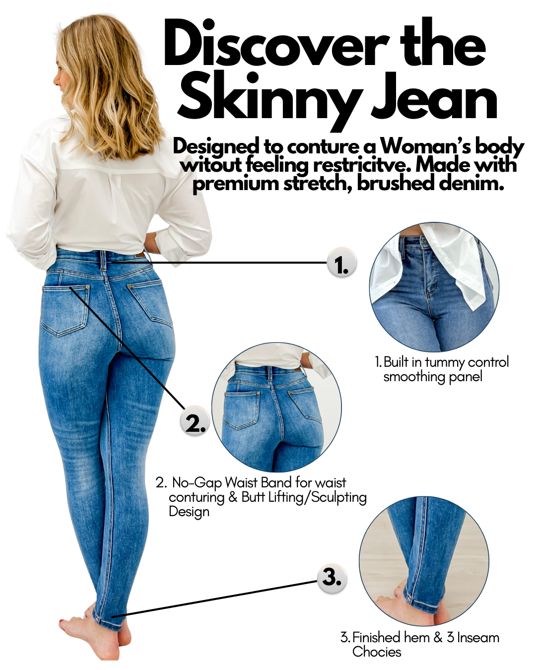Avery Denim - The Everyday Skinny - Classic Blue