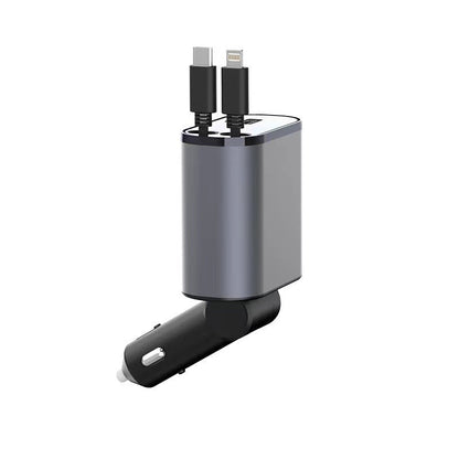 4-in-1 Retractable Car Charger