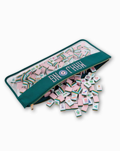 Oh My Mahjong - Teal Mahjong Bag