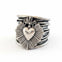 Sterling Silver Sage Stacker Ring size 8