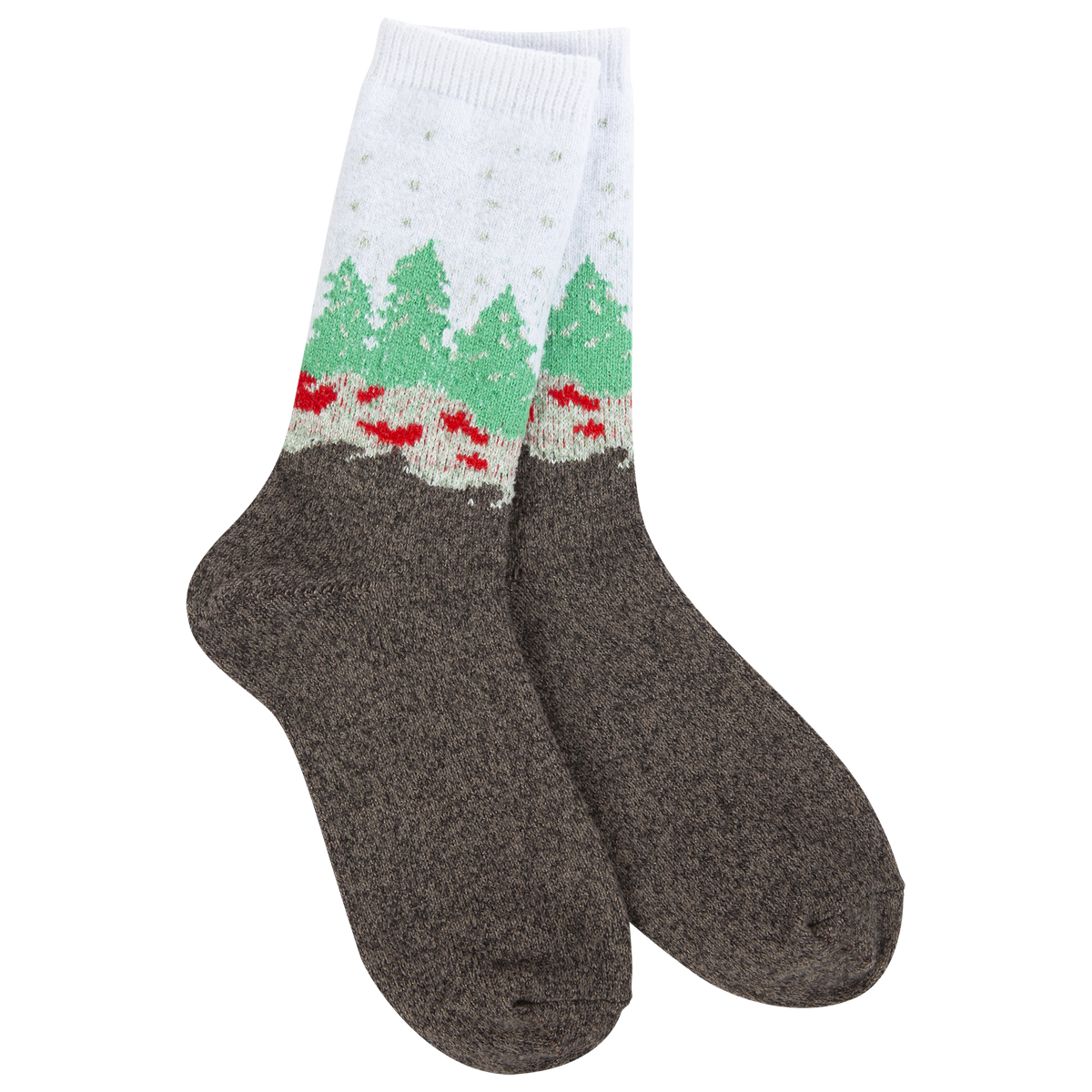 Holiday Mini Crew OS Wonderland Forest White