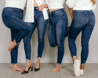 Avery Denim The Relaxed Skinny - Deep Indigo