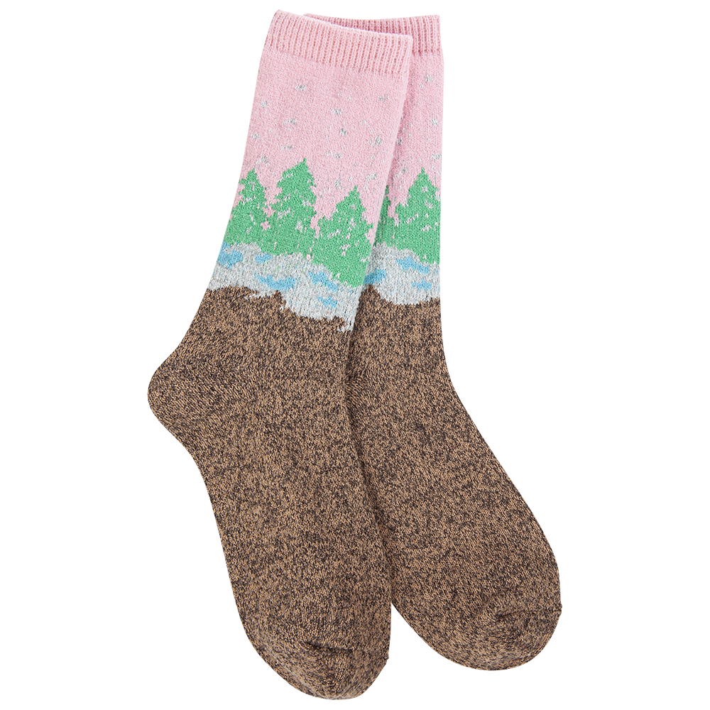 Holiday Mini Crew OS Wonderland Forest Pink