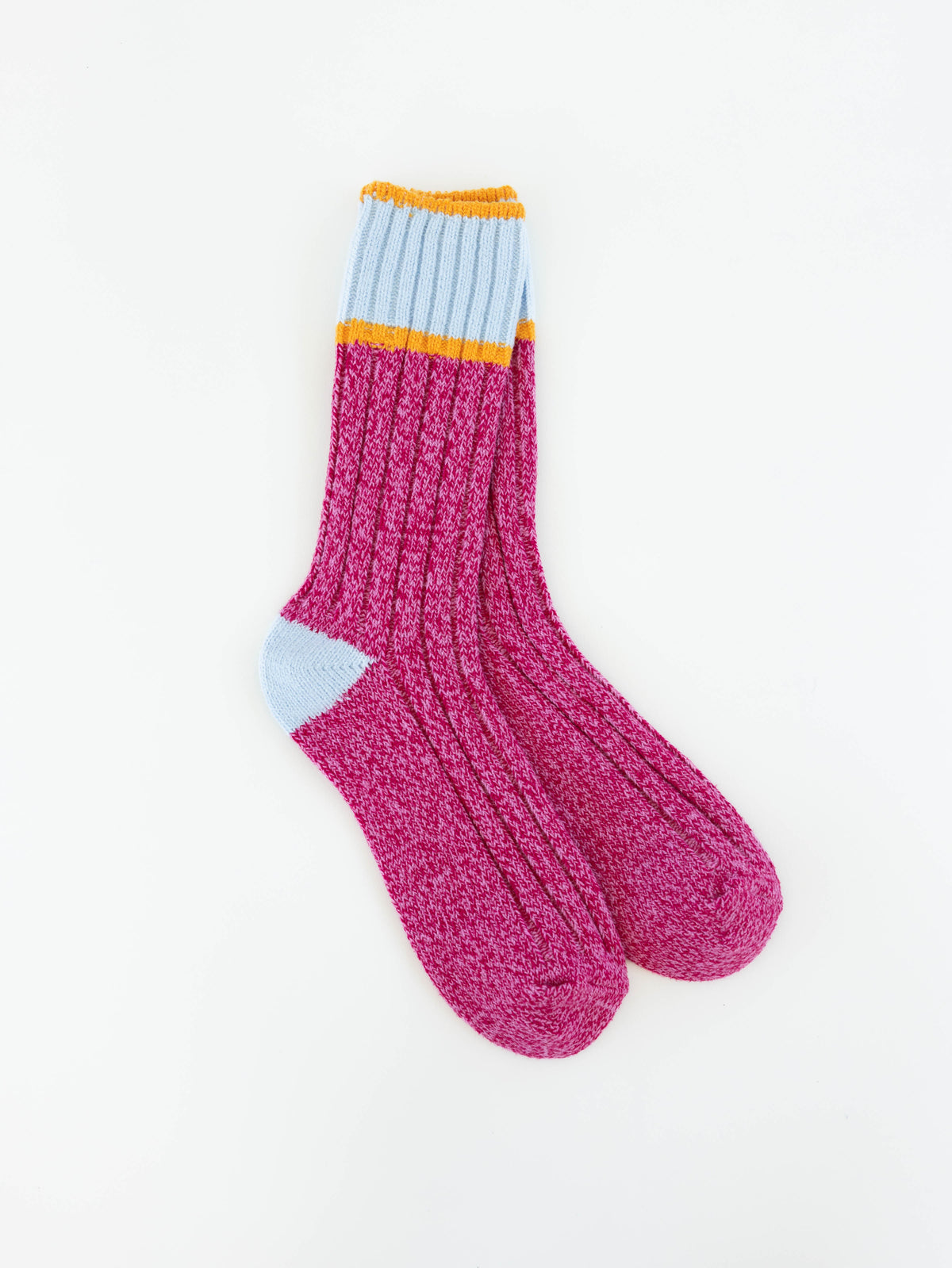 Ragg Crew CB OS Pink Blue Orange