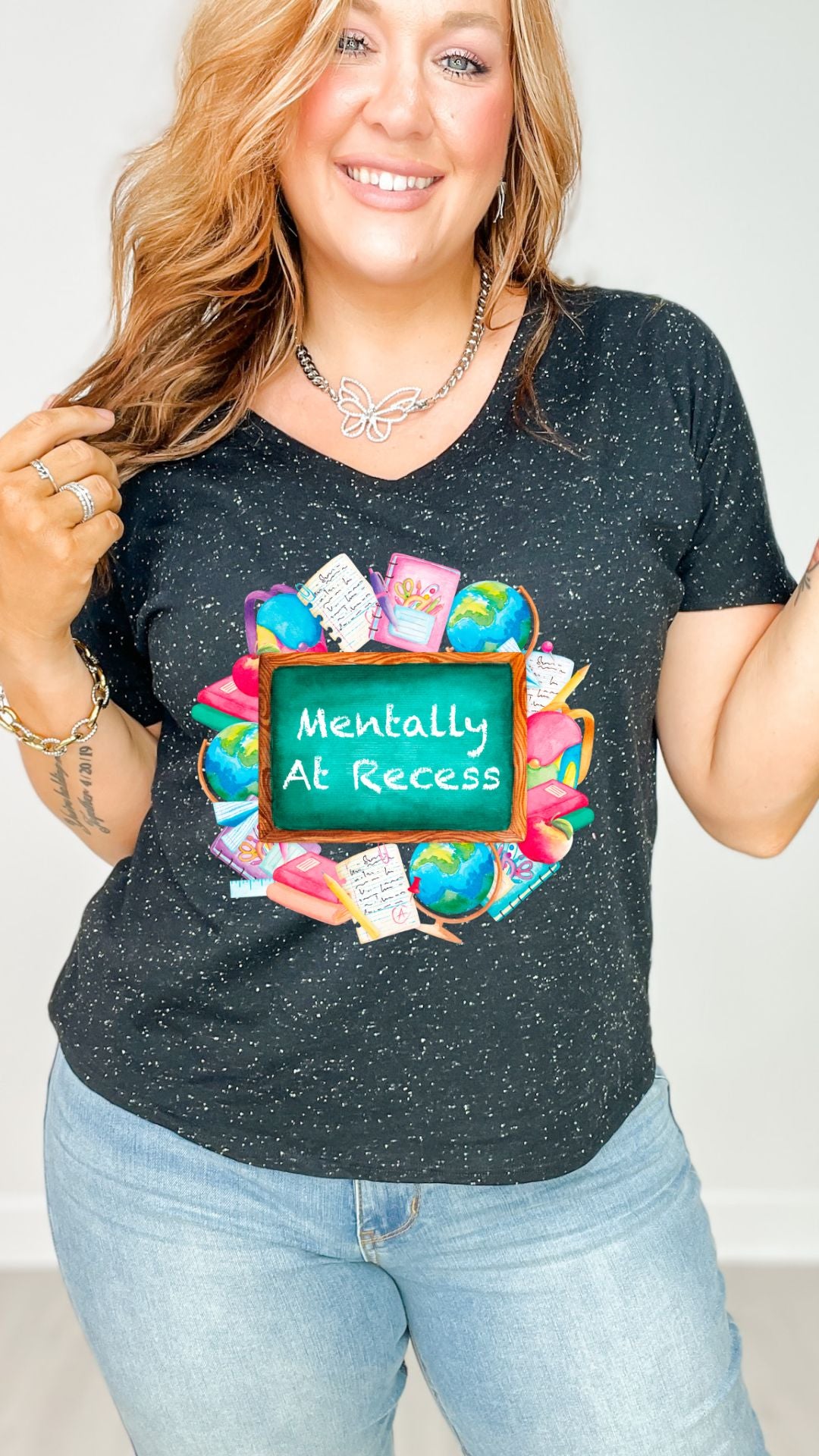 Mentally At Recess Graphic Tee