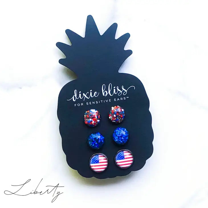 Dixie Bliss Liberty Trio Earring Set