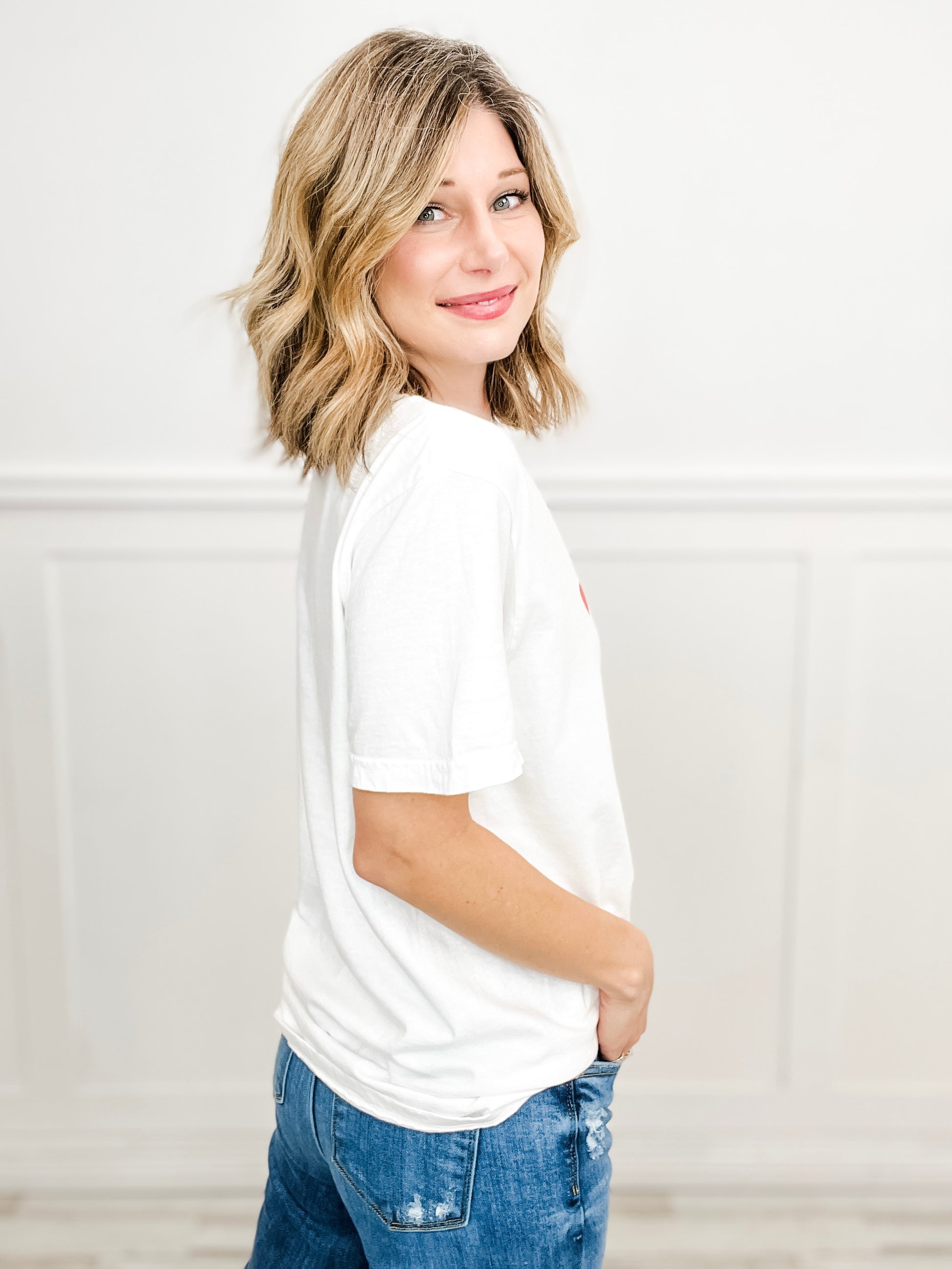 Queen of Hearts Graphic Top