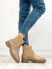 Corkys Cabin Fever Chunky Bootie in WASHED BRONZE METALLIC