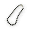 Black Bezel Onyx Necklace