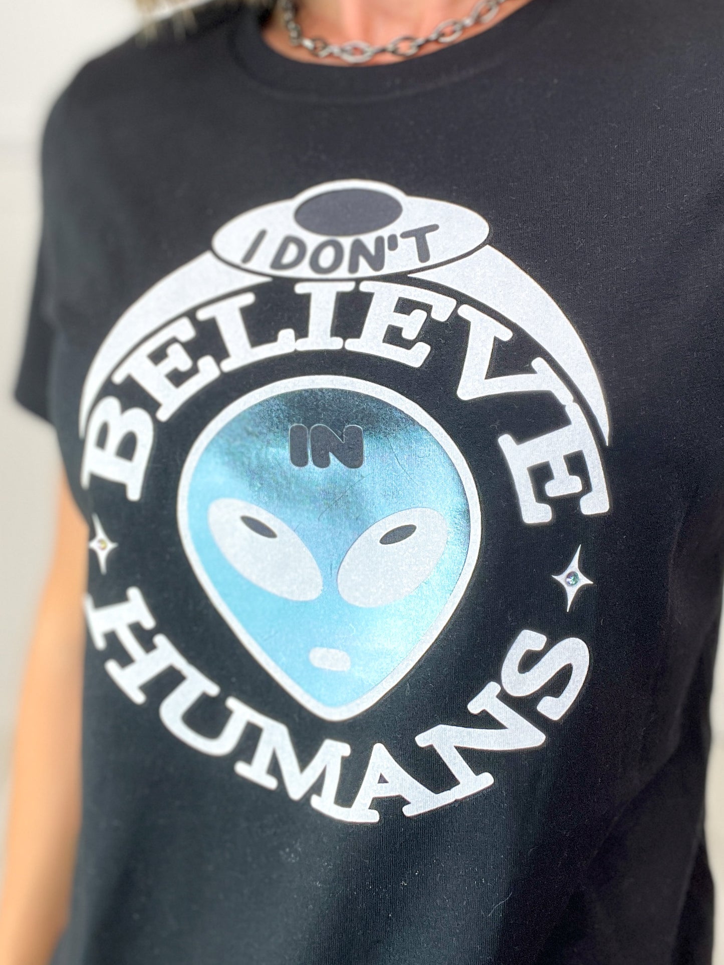 I Don't Believe In Humans Graphic Tee