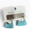 Mini Coco Turquoise Swirl Earring