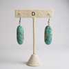 Blue Indigo Slab Earrings