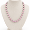 Alicia Light Pink Bezel Necklace