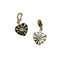 Striped Enamel Heart Charm