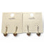 CZ Crop with Heart Post Earring