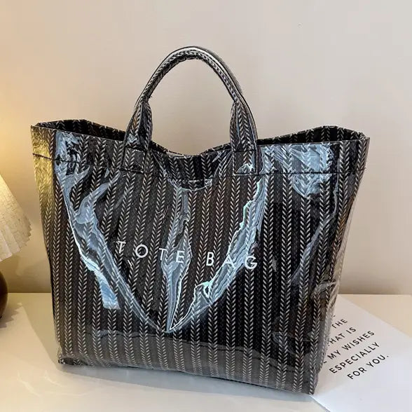 MKS America- Faux Embroidery Waterproof TOTE BAG Velcro Bag