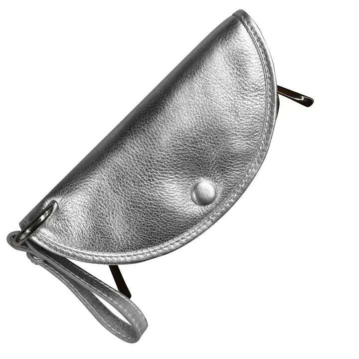 Silver Halfmoon Eye Glass Case