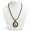 Ivory Crest Medallion Necklace