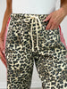 Leopard Sport Striped Wide Leg Pants
