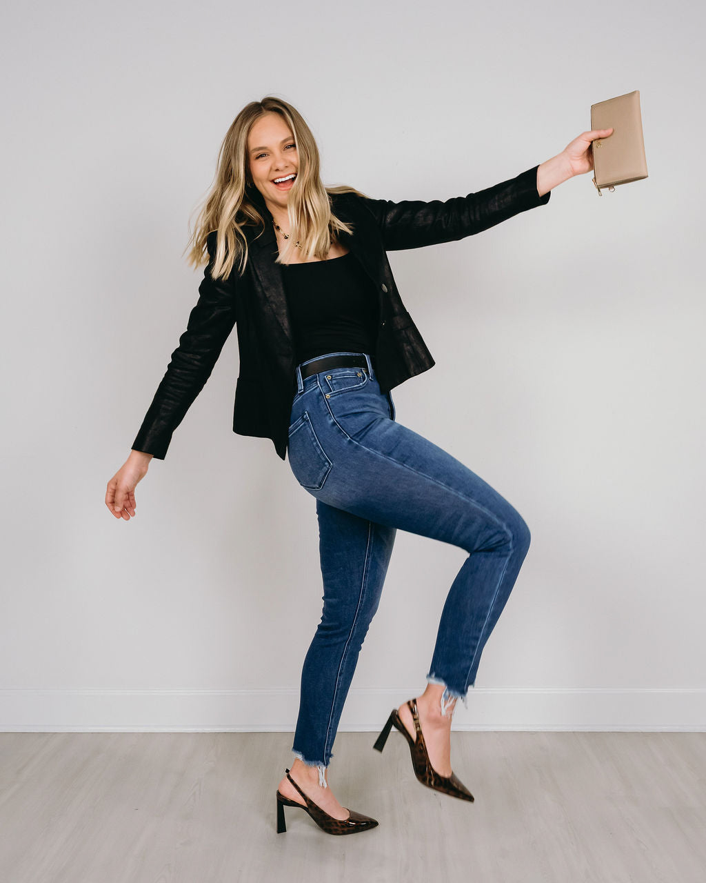 Avery Denim The Relaxed Skinny - Deep Indigo