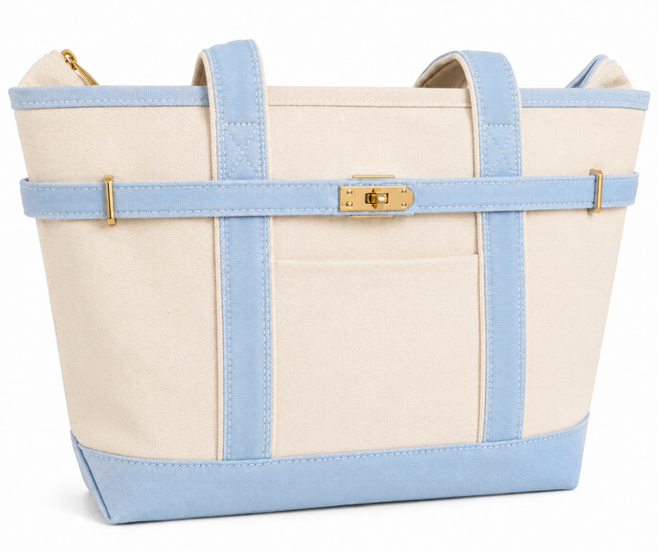 Waterproof Canvas Boat Bag - Light Blue