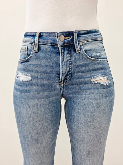 Risen RIDGE Tummy Control Mid-Rise Flare Jeans
