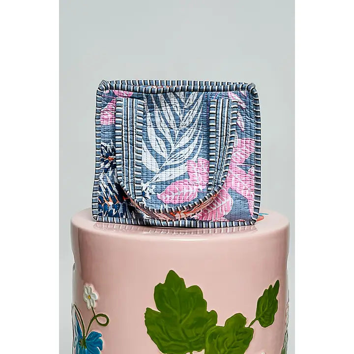 Essentials Mini Quilted Fabric Cube Bag