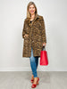 Leopard Print Soft Faux Fur Overcoat