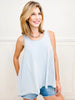 Always Ready Mineral Washed Soft Knit Flare Top