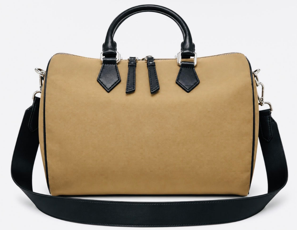 The Canvas Monroe Satchel Handbag-Camel