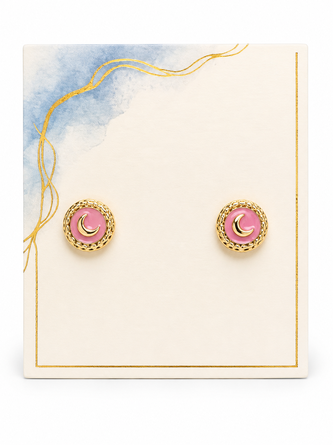 Sweet Heart Pink Earrings