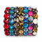 Large Stone 12MM Stretch Bracelet
