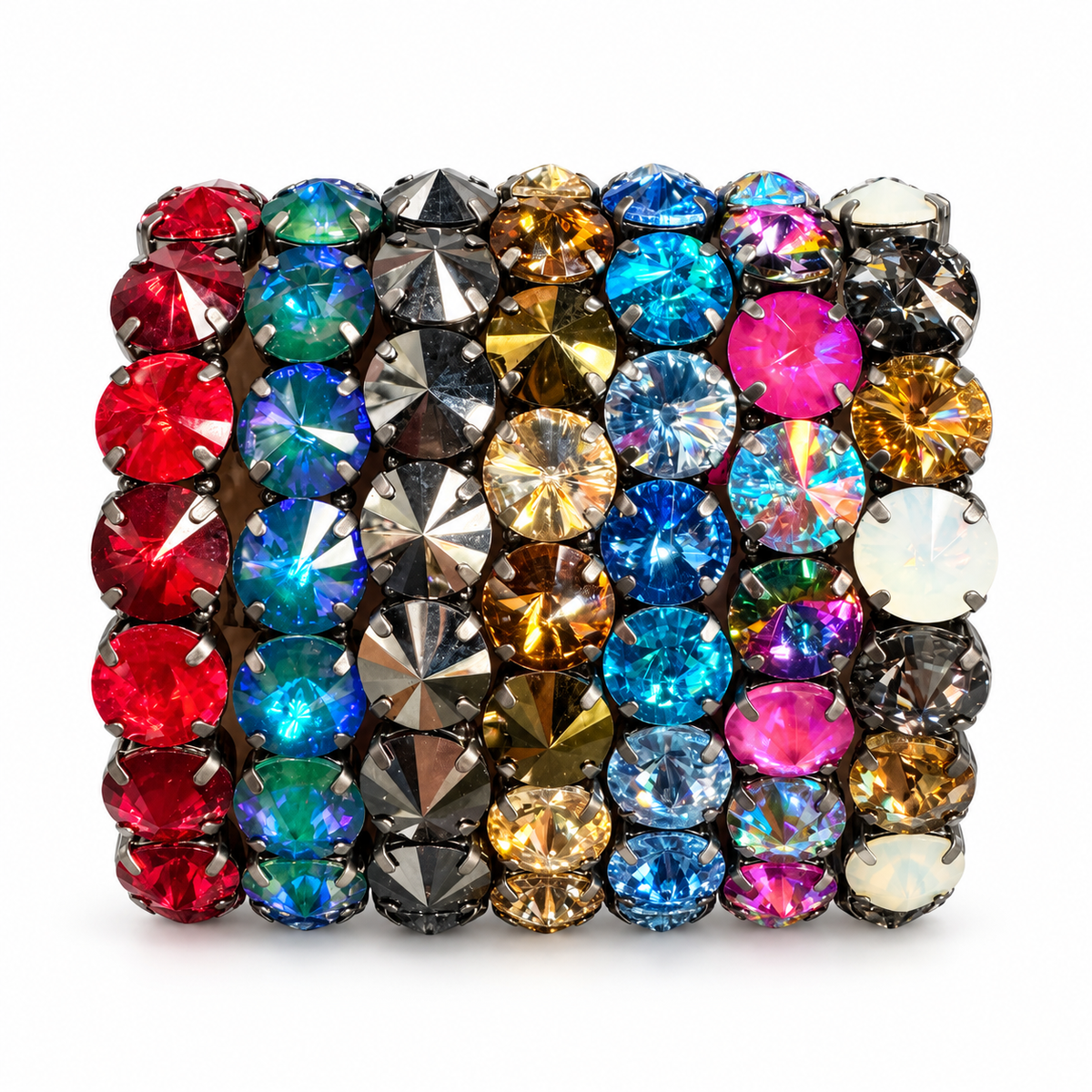 Large Stone 12MM Stretch Bracelet