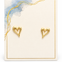 Mini Heart Outline Earrings