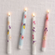 Flower Flameless Taper Candles