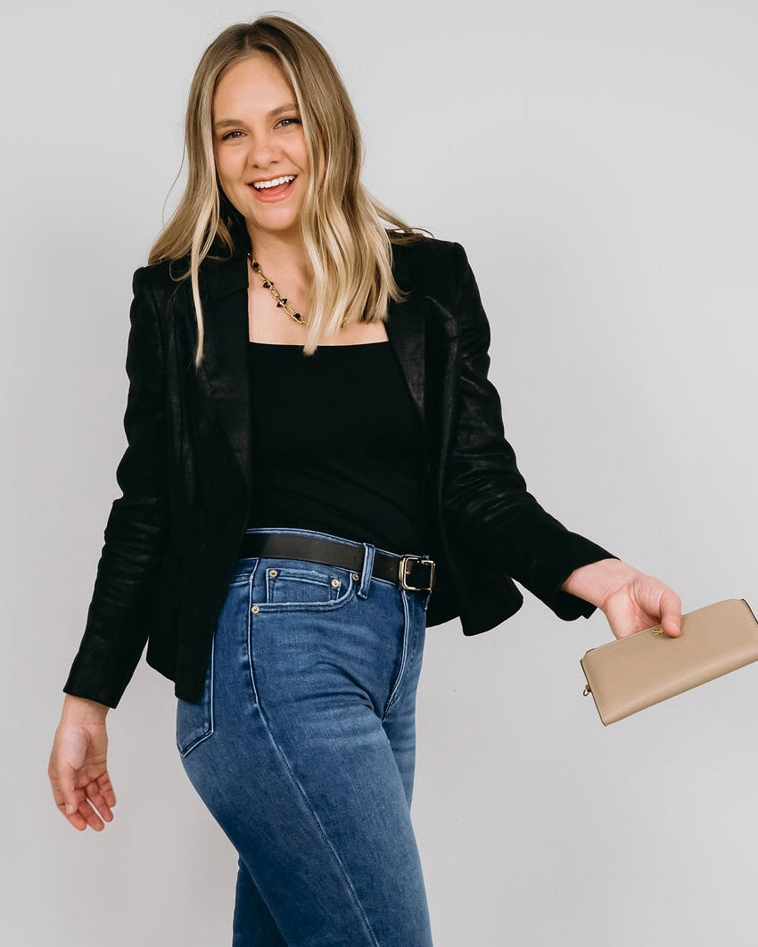 Avery Denim The Relaxed Skinny - Deep Indigo