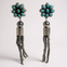 Mason Lee Turquoise Flower Earring