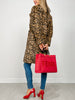Leopard Print Soft Faux Fur Overcoat