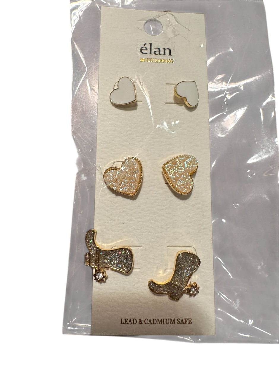 Triple Pack Post Earring